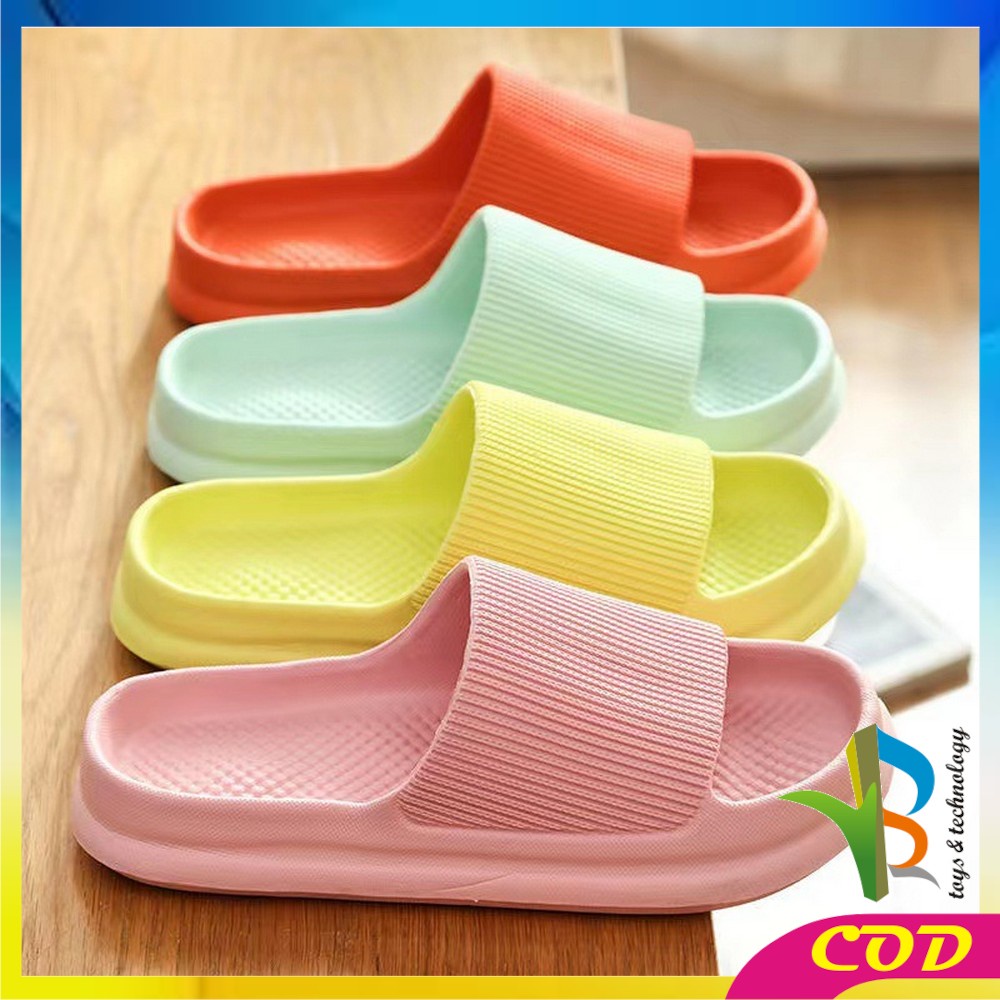 RB-S52 Sandal Slop Rumah Hotel Bahan Eva Sendal Karet Kamar Mandi Empuk Anti Slip Sandals Wanita Pria Couple