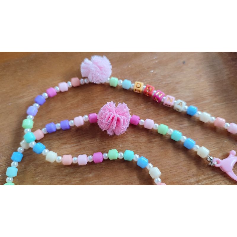 kalung masker nama/kalung masker/strap nama/tali masker anak/per pcs