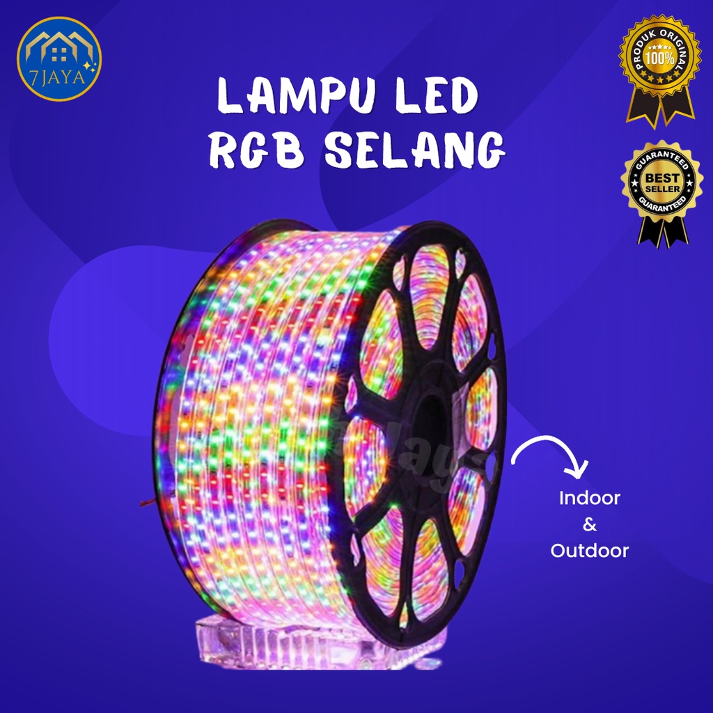 Lampu LED Strip RGB Selang 3528 6 Warna