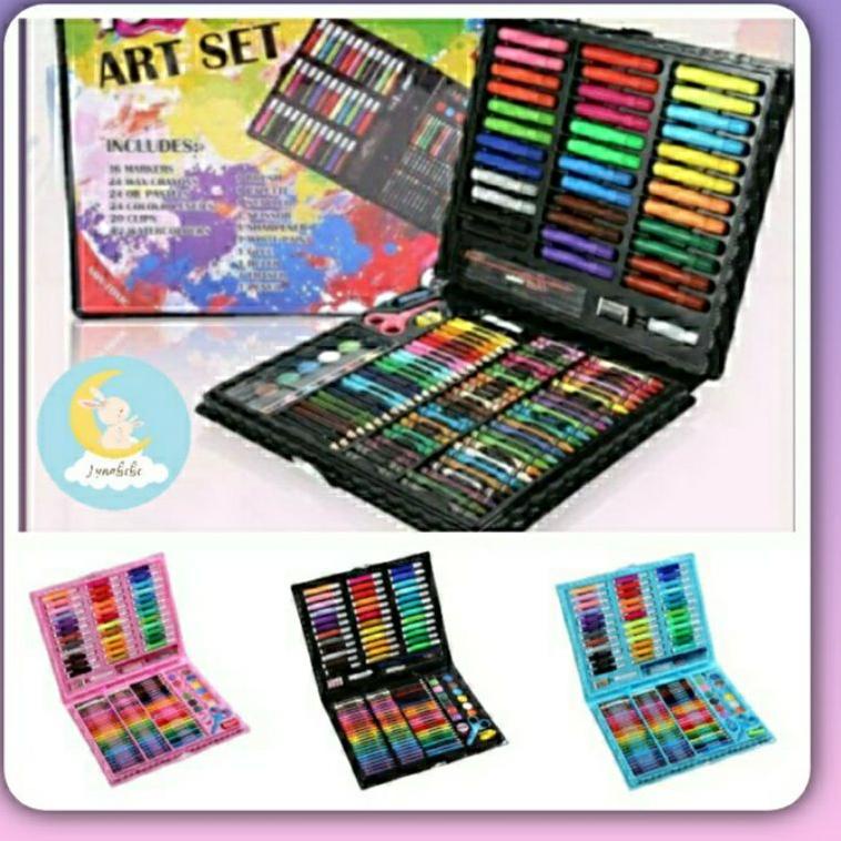 

ㅮ Krayon Anak Set Koper 150 in 1 Crayon Mewarnai dan Melukis Lengkap dengan Cat Air / Crayon Pensil Warna 150 Set / Crayon Menggambar Mewarnai Melukis ㅢ