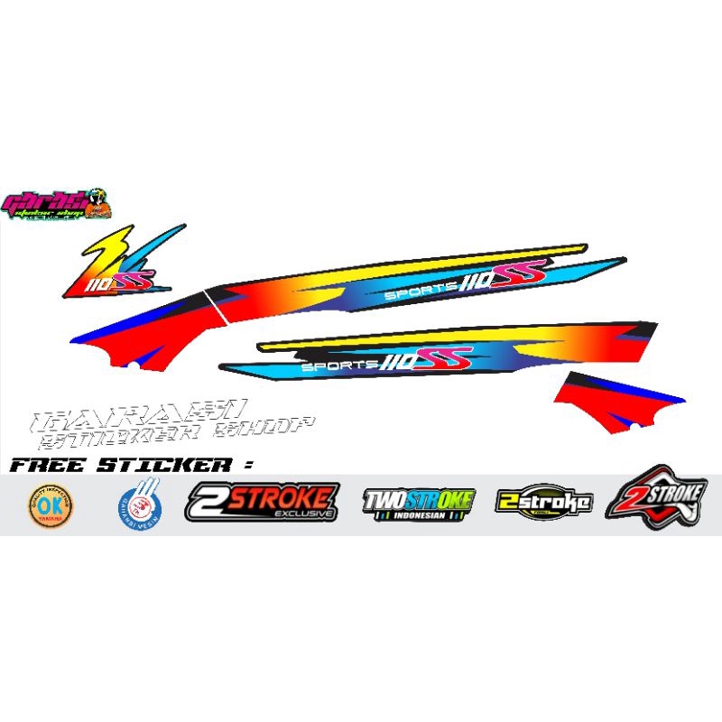 Striping Yamaha 2T Sport SS 110