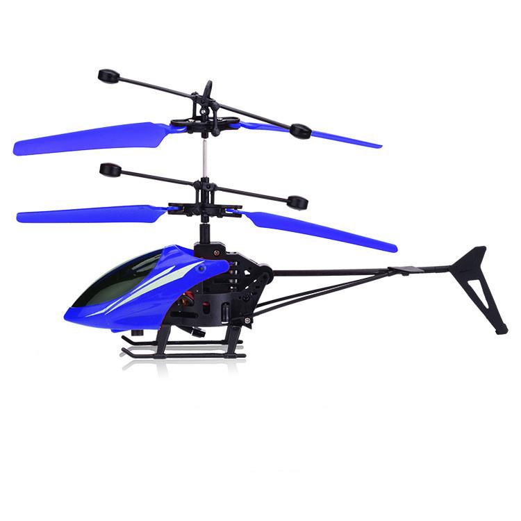 Mainan Rc Helikopter Sensor Tangan dan Remote Control Free Kabel Cas