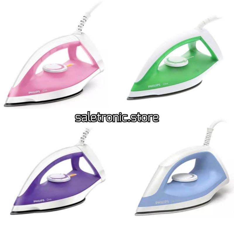 Setrika philips diva GC 122 / Dry iron gc122 / New Setrika Philips DST 0510