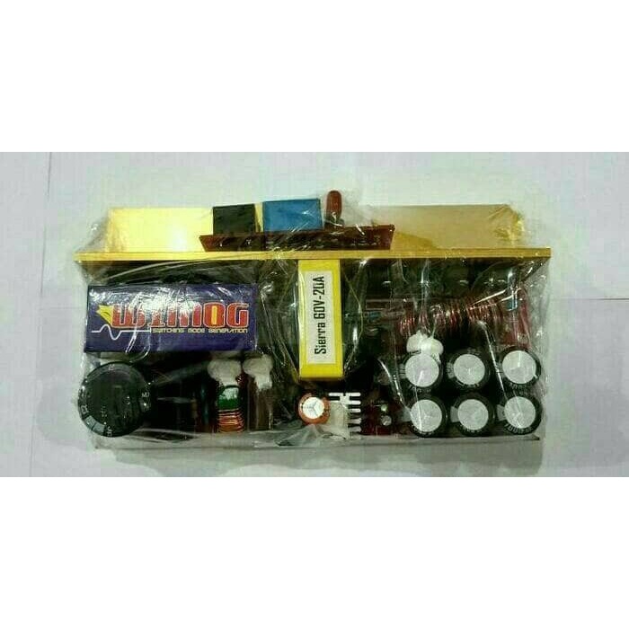 smps kit trafo audio 60vct 20a ext 15vct 12vdc