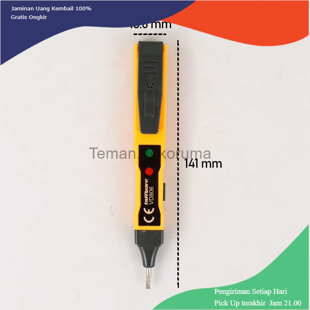 TD- PR2 Taffware ANENG Tester AC Voltage Alert Detector 12V-1000V - VD806