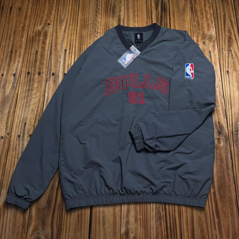 Vintage Jacket Pullover Crew Bulls