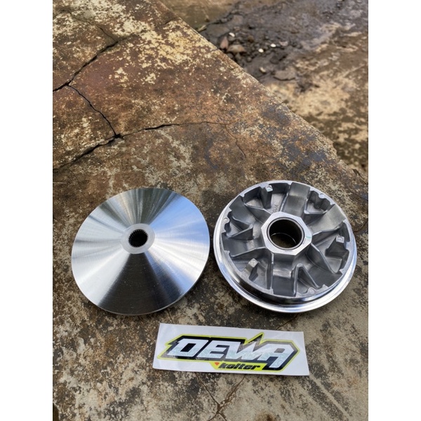 Rumah roller bubut custom pulley 13,5 /13,8 racing kode K0J genio, beat deluxe, Scoopy new 2021