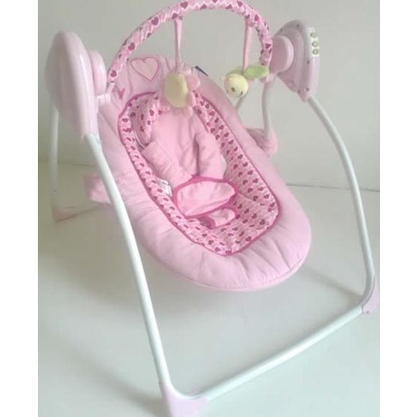 Kasur Ayunan Bayi Otomatis Baby Elle Portable Ayunan Bayi Elektrik