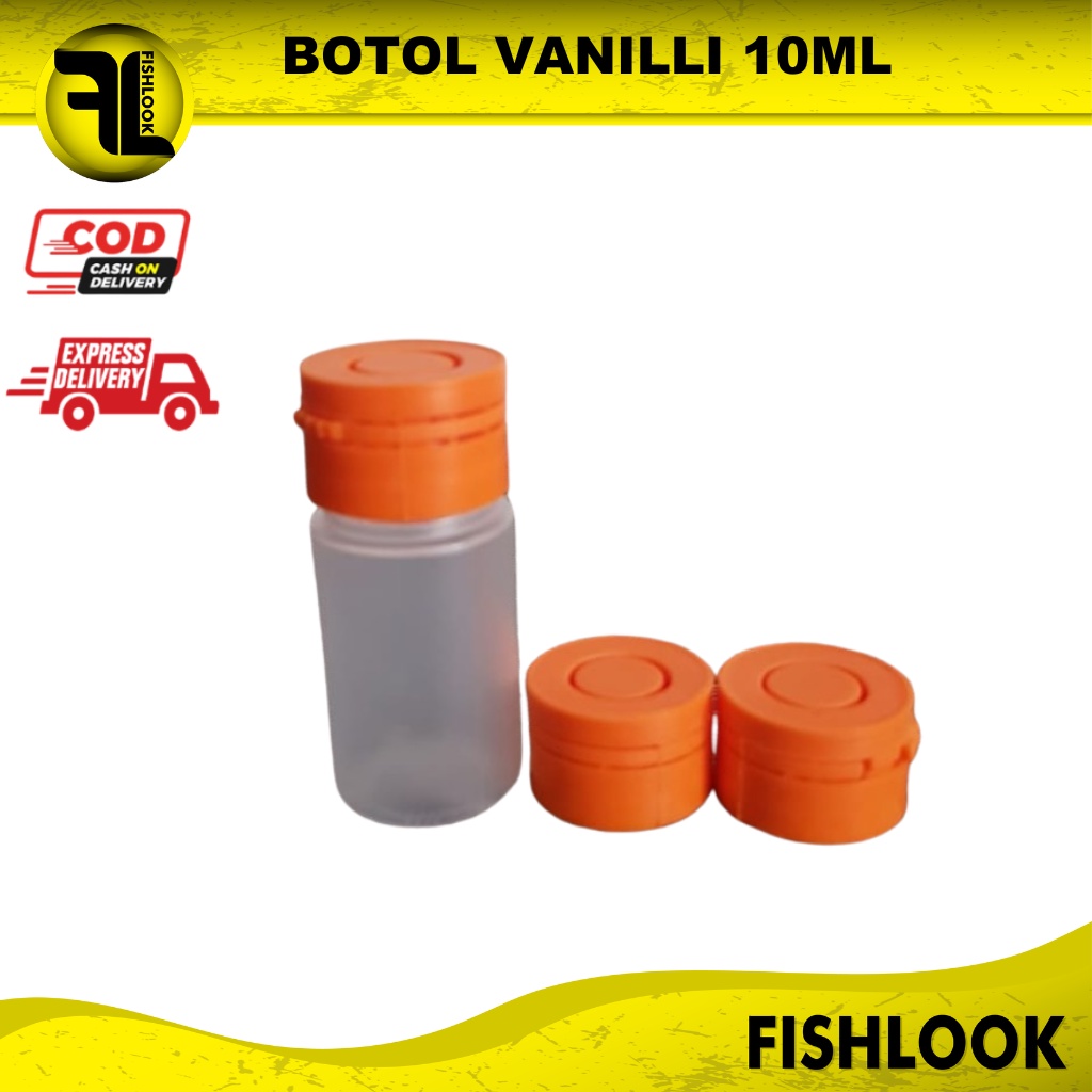 Botol Plastik Vanili Repack 15 ml 15ml 10 gram gr 10gr 10gram