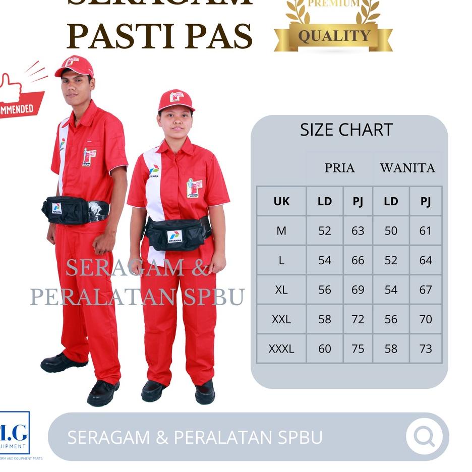 Hot Sale Setelan Baju Operator SPBU Pertamina Pasti Pas ,Pengawas ,Teknisi ,Office Boy | Seragam Len