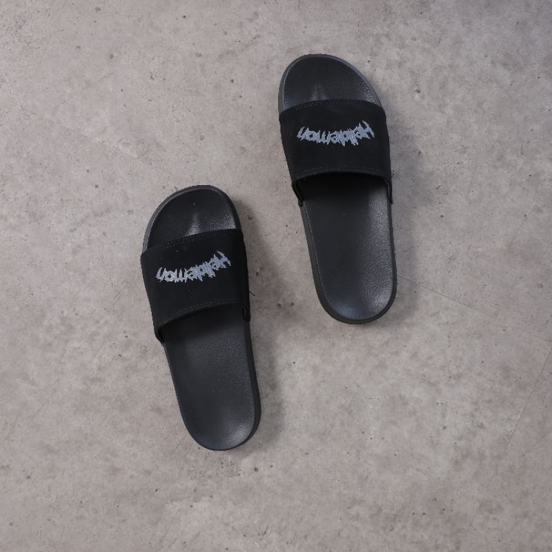 sandal slop hell demon pria wanita icarus footwear