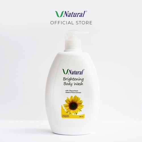 V natural brightening body wash 500ml-chivana