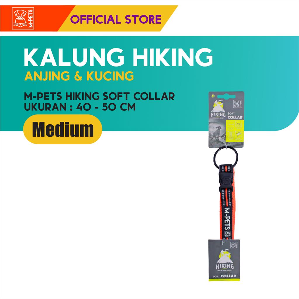 M-Pets Hiking Dog &amp; Cat Soft Collar Size M / Kalung Anjing Kucing