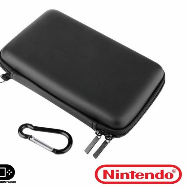 Pouch Dompet Bag Hard Case Nintendo Old 3DS XL Dan New 3DS XL LL - Hitam