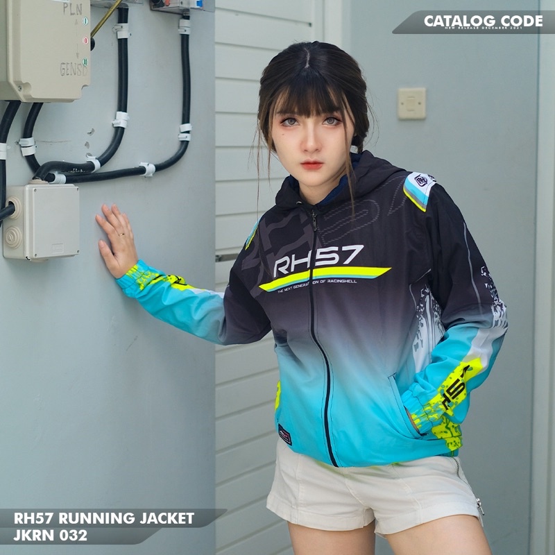 RH57 JAKET RUNNING JKRN 032 JAKET PARASUT PRIA WANITA