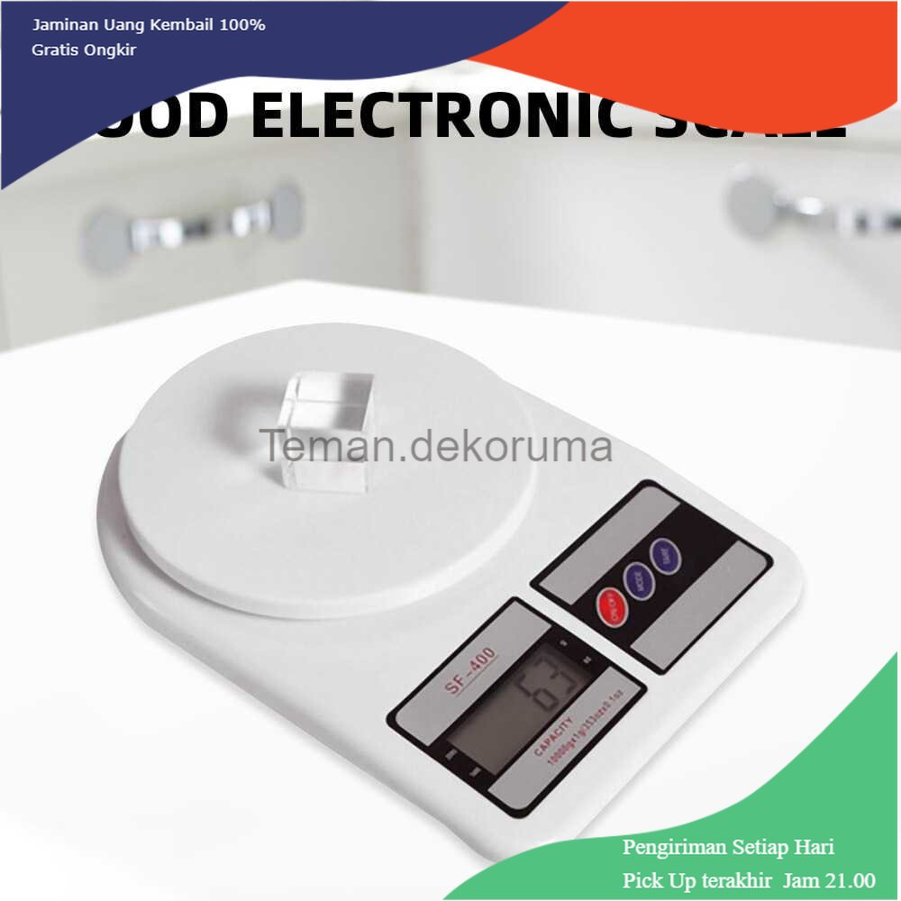 TD - PR VKTECH Timbangan Dapur Mini Digital Scale 10kg Akurasi 1g - SF-400