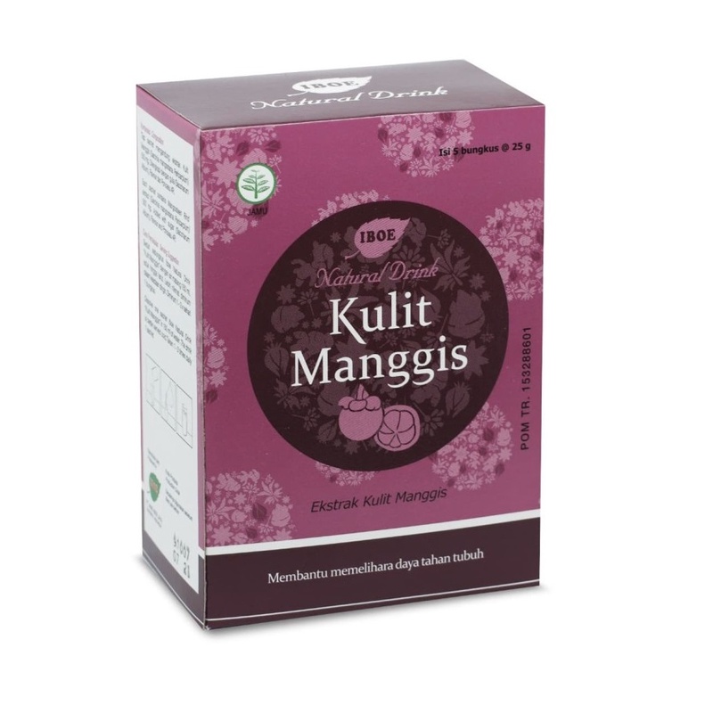 

minuman herbal natural drink jamu iboe kulit manggis 5 x 25 gr