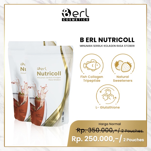 KOLAGEN/MINUMAN KOLAGEN/ NUTRICOLL BPOM dan Halal MUI