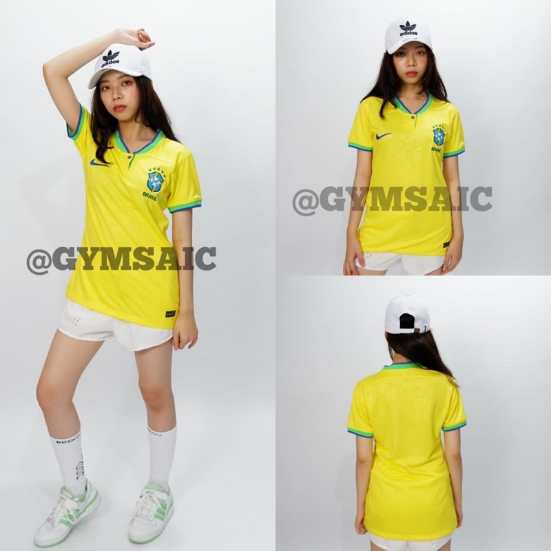 Jual LADIES - JERSEY BRAZIL HOME 2022 WANITA WORLD CUP - BAJU BOLA ...