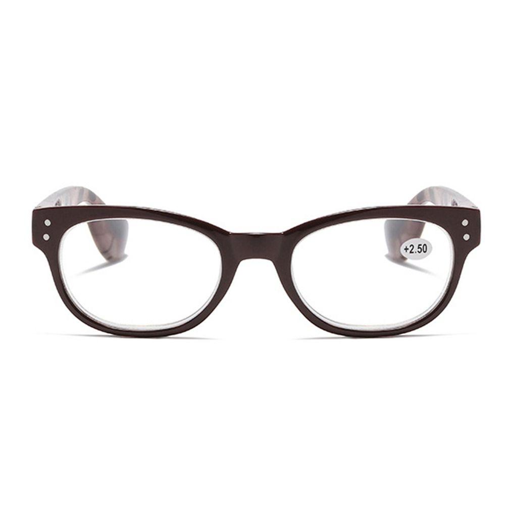 Populer Kacamata Baca Fashion Portable Elegan Vintage Ultra Ringan Frame