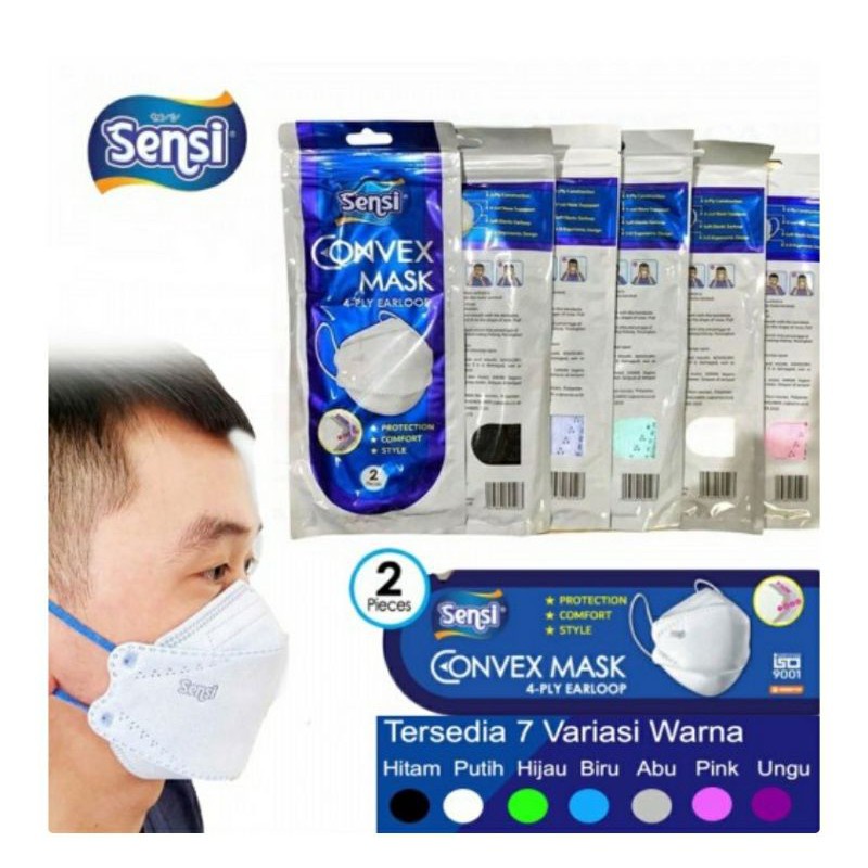 (SACHET) Masker Sensi Convex Original isi 2