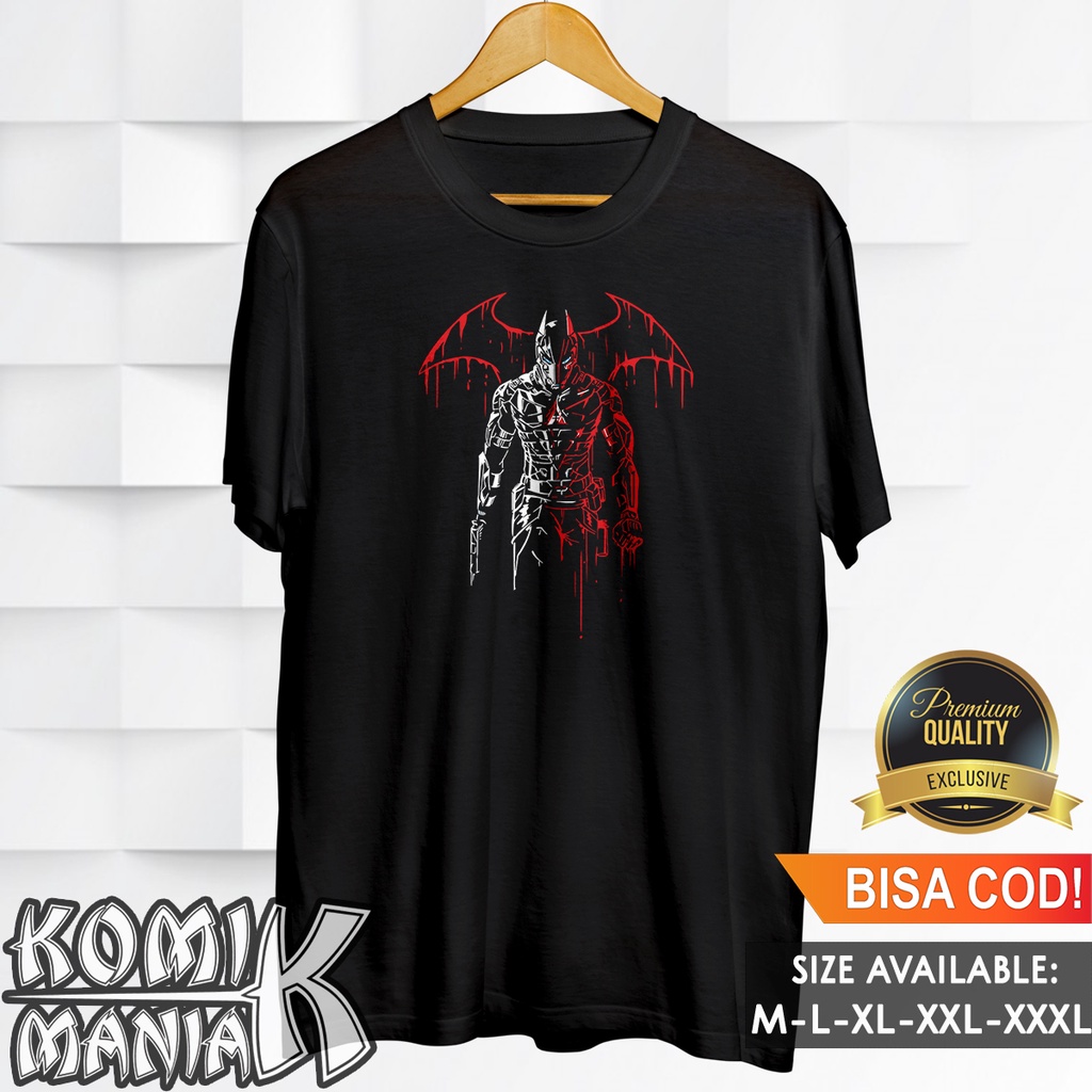 Kaos Superhero Distro Premium Pria Cowok Dewasa Original Keren Pakaian T Shirt Baju Lengan Pendek Ke