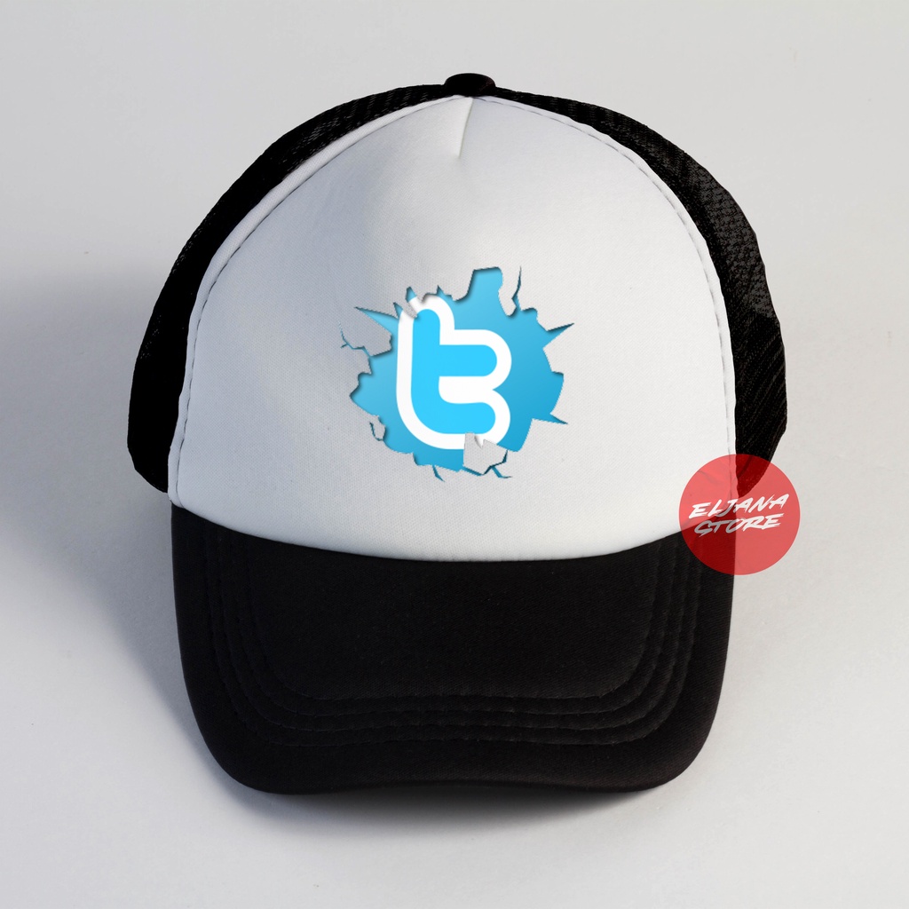 Topi Trucker Sosmed / IG /TT / MiChat / WA / FB / Twitter / Model Sosial Media / Topi Sosial Media / Viral