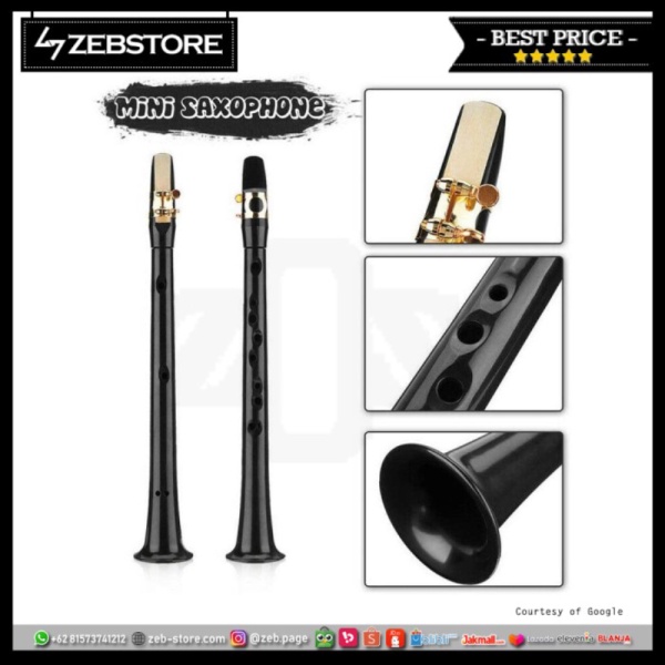 

Dijual Little Saxophone Alto Mini Sax ABS Tone C With Bag Reed Limited