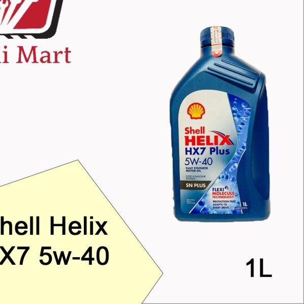 Oli shell helix hx7 5w-40/oli mesin shell helix hx7 5w40/oli shell hx7