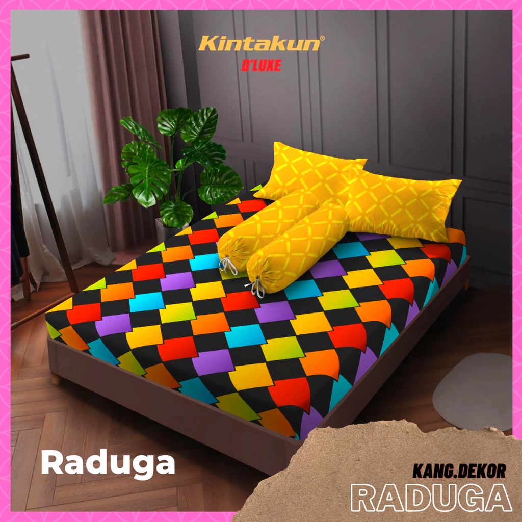 SPREI KINTAKUN DLUXE MOTIF RADUGA 160x200 NO 2 QUEEN SEPREI CANTIK MURAH MOTIF TERBARU SEPRAI KAMAR TIDUR D’LUXE SEPREI AESTHETIC D LUXE KINTAKUN SEPRAI CANTIK SEPRE DLUXE PROMO ANTI LUNTUR MOTIF PLUS SARUNG BANTAL SPREI DEWASA ALAS KASUR SPREI ADEM