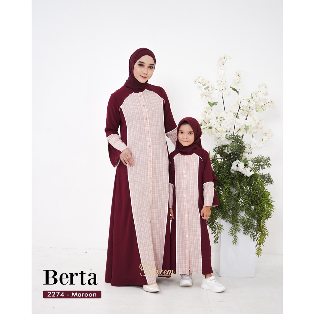 Gamis Bertha Kids Kode GMA 2202 By Taneem Muslim Dress