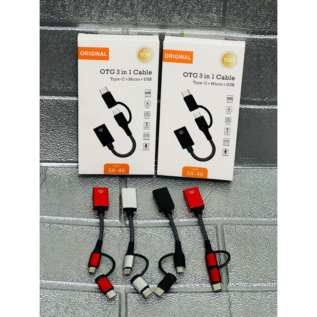 OTG 3in1/OTG CABLE 3IN1 MULTIFUNGTIONAL EXTENDER (TYPE C+MICRO+USB)