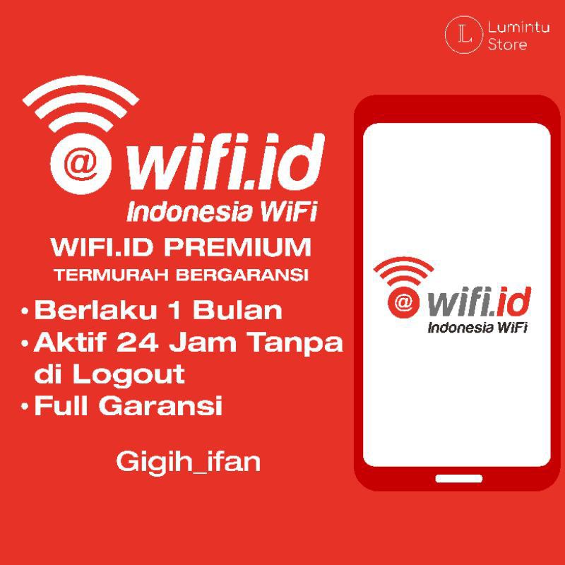 VOUCHER @wifi.id 1 BULAN BERGARANSI 100%