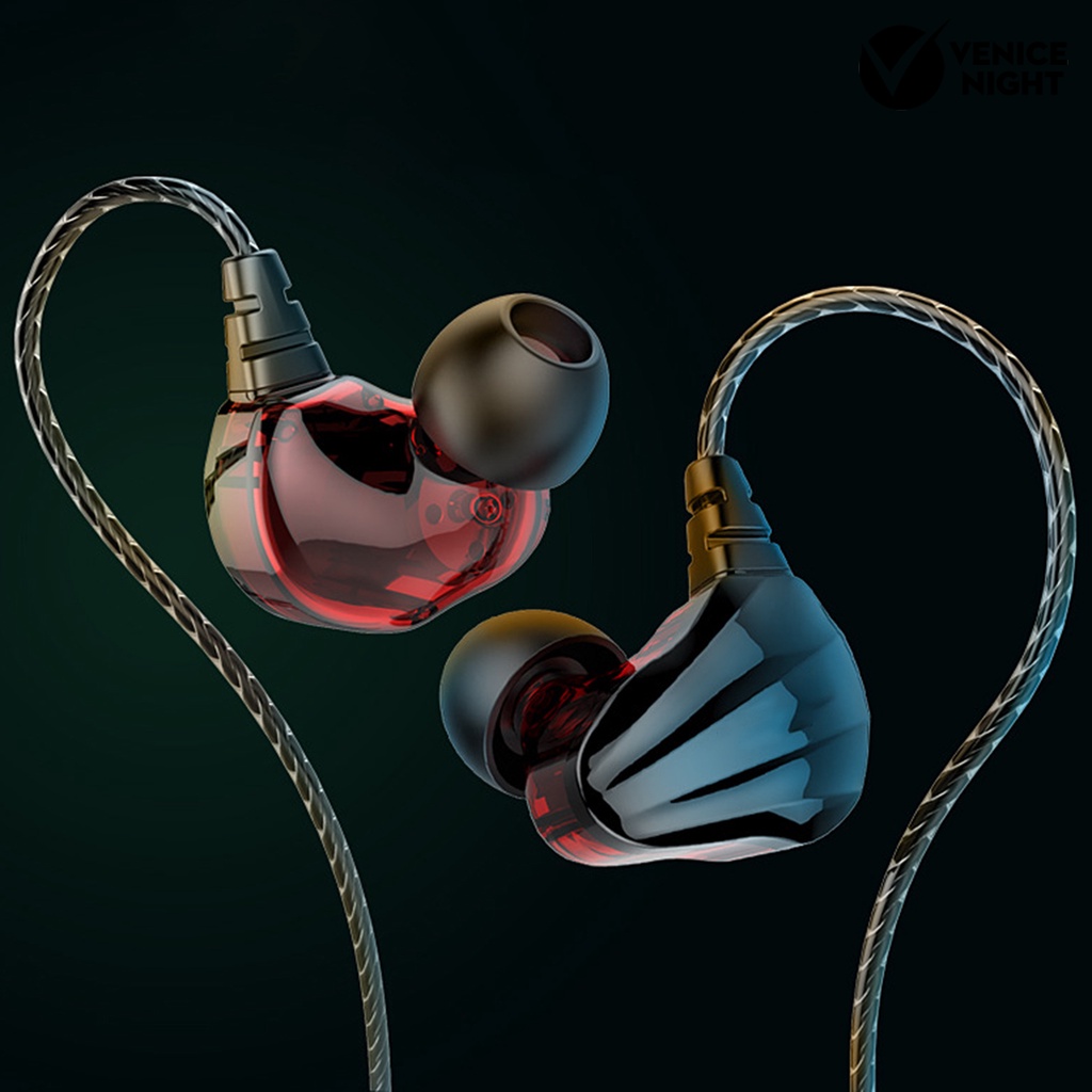 (VNEP) (Berkabel) S15 Universal 3.5mm Plug Hanging In-ear Earphone Heavy Bass Sport Earbuds