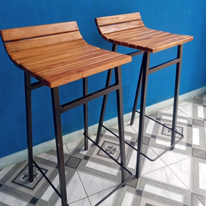 Meja Bar Kursi Meja Bar Tinggi 70Cm