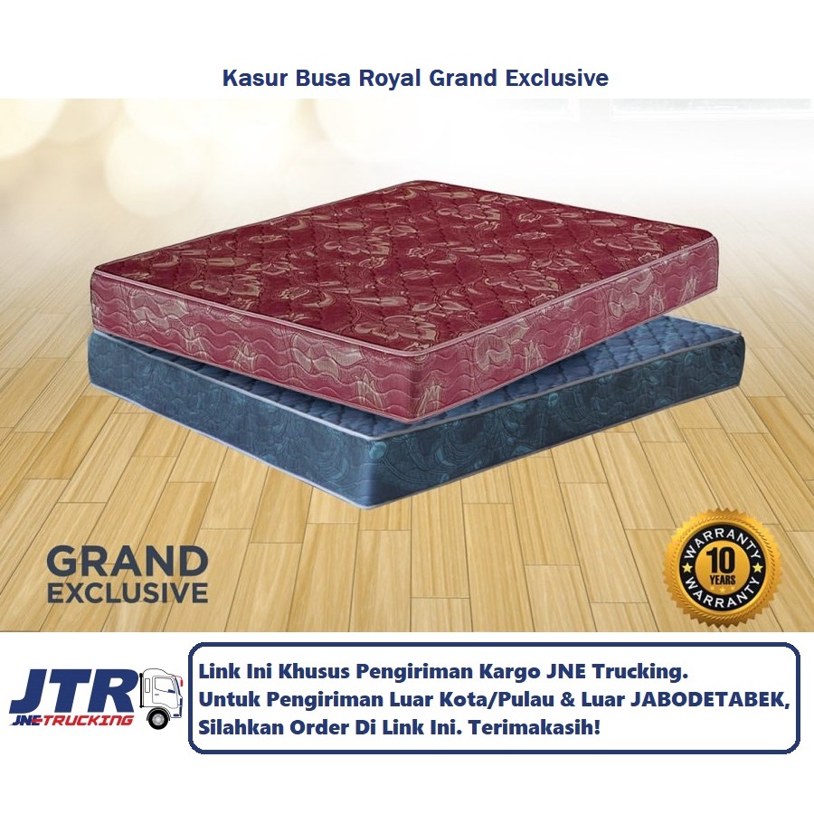Kasur Busa Royal Grand Exclusive UK 160x200 Free Bantal & Guling (Khusus Kargo)