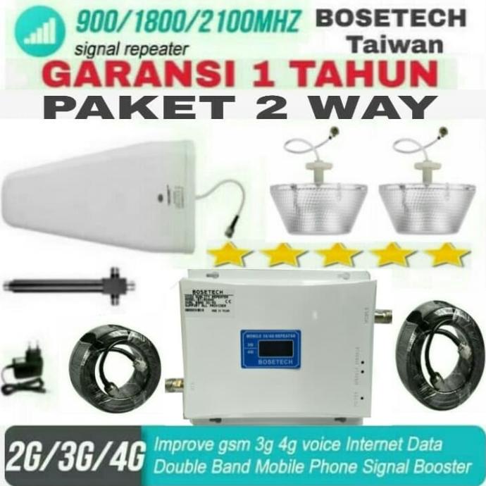 Repeater Gsm (2 Way) Penguat Sinyal Signal Hp Bt-934Hq Bosetech