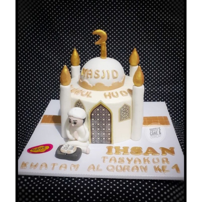 BOLU ULANG TAHUN KARAKTER  masjid 18 CM BLACKFOREST KLASIK/ BOLU ENAK/BOLU ULANG TAHUN/BIRTHDAY CAKE