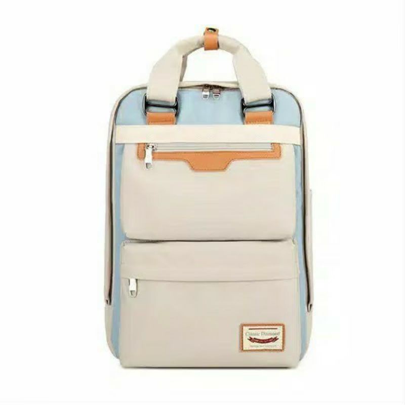 MOEZHA TAS _ Tas Ransel (CEREAL) Laptop Tas sekolah Wanita Korea Waterproof Shockproof PL952