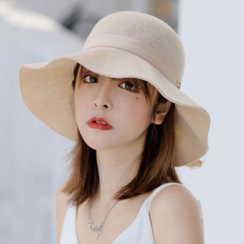 Topi pantai Fashion Wanita Import Korean Style