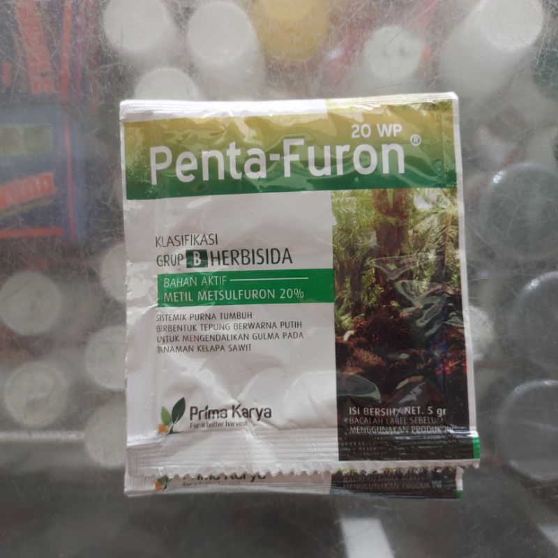 HERBISIDA PENTA FURON 20 WP 5 GRAM PENGENDALI BIJI GULMA