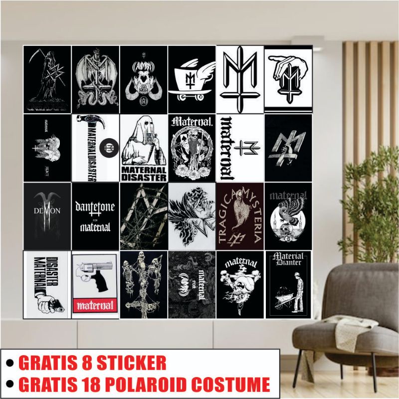 Poster Maternal A5 Isi 24 hiasan dinding