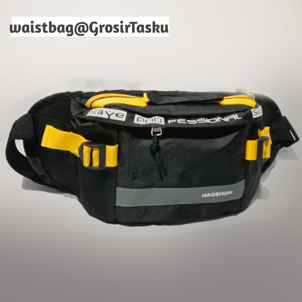 Waistbag/Tas Pinggang/Tas Selempang Pria dan Wanita Waterproof exseven tas selempang pria