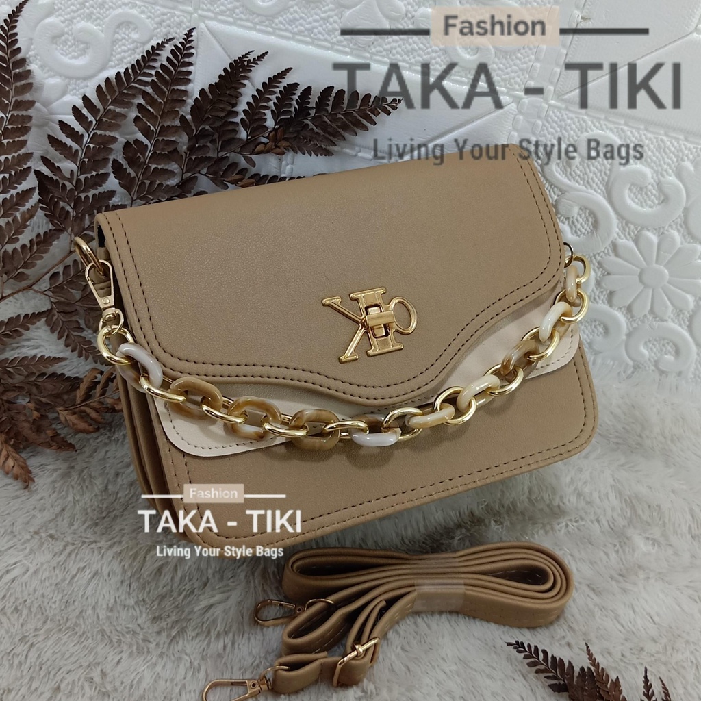 new!!! tas selempang okey lock free tali rantai giok import.(untuk warna rantai tergantung ketersediaan stok)