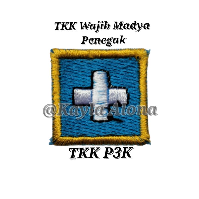 BET / BADGE TKK WAJIB MADYA PENEGAK ( HARGA 1 PAKET = ISI 10 TKK WAJIB )