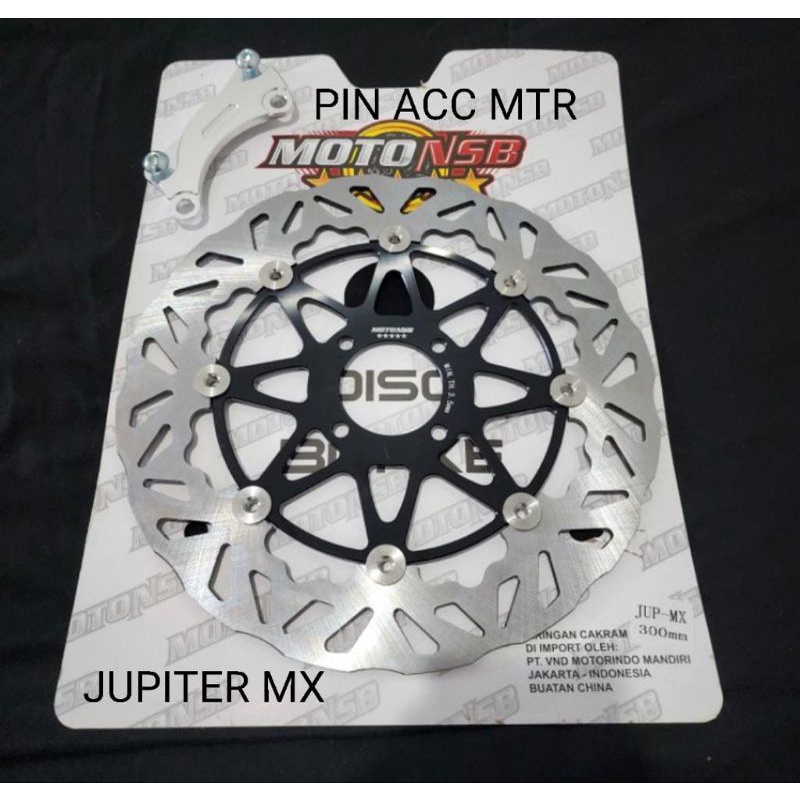 PIRINGAN DISC CAKRAM REM DEPAN MODEL COPY KTC UK 300MM PLUS BREKET JUPITER MX OLD JUPITER MX NEW PNP