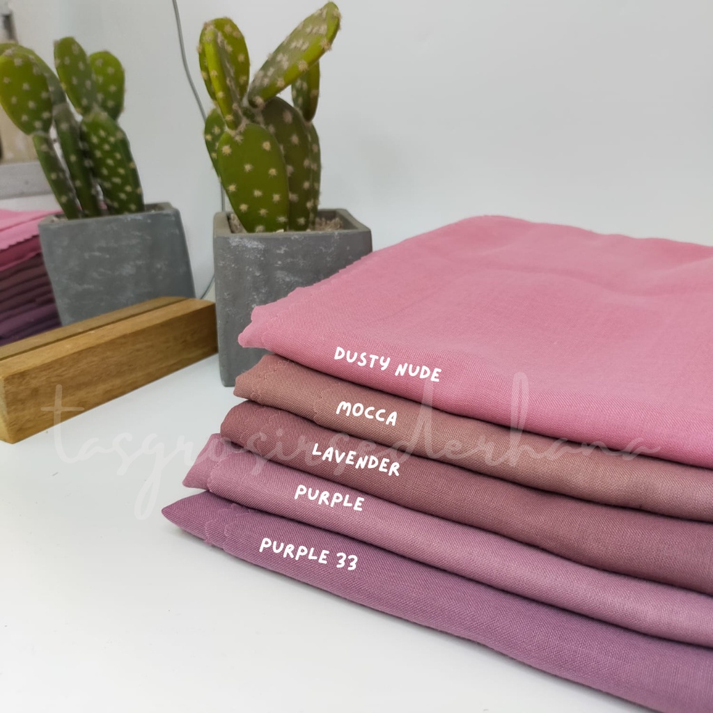 PAKET USAHA 100 RIBU DAPAT 6 Hijab Paris Voal Premium Segi Empat Murah Bisa COD / Basic Polos Lasercut