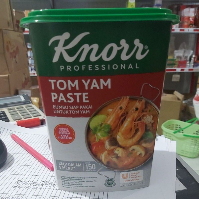 

knor tom yam paste untuk 150porsi