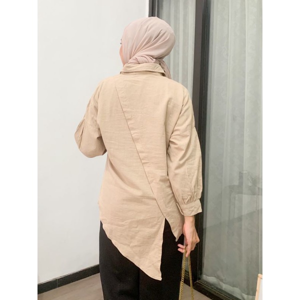 Blouse Rami OVERSIZE Belah Belakang -TASYA BLOUSE //JF576