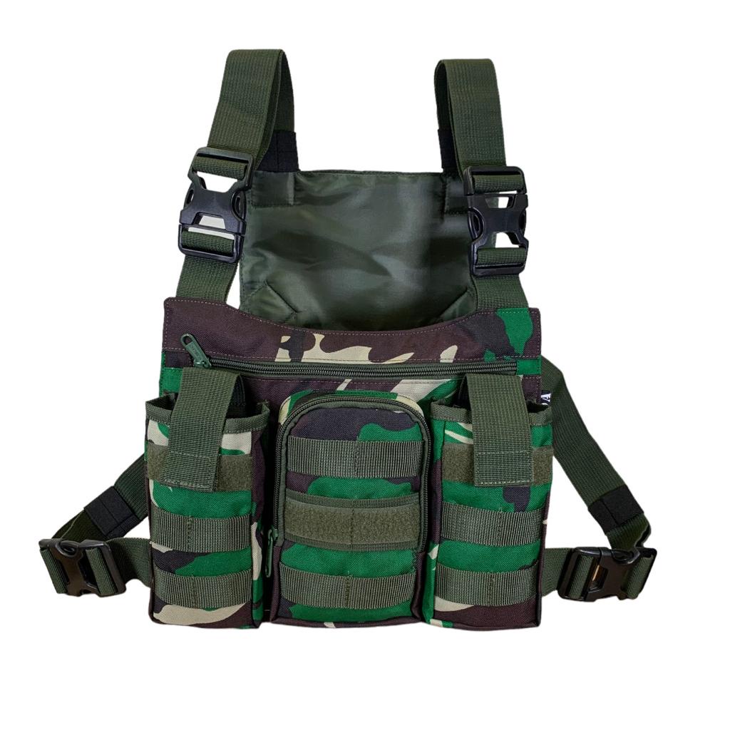 Tas Dada Pria Tactical Original Neisda Loreng / Chest Rig Bag Neisda Original / Chest Bag Premium Or
